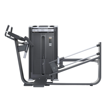 DHZ Fitness Glute Isolator - E7024 machine with black padding and metallic frame.